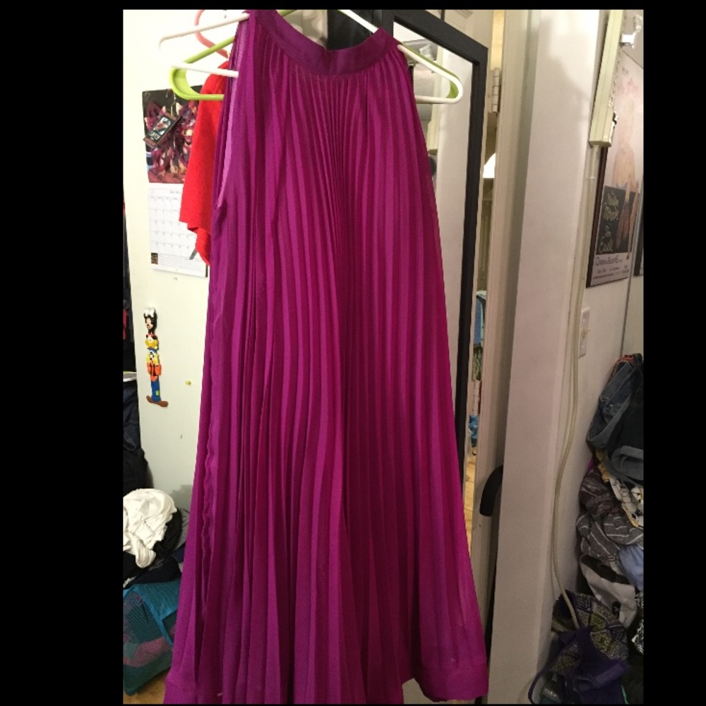 COPY - Purple pleated dress